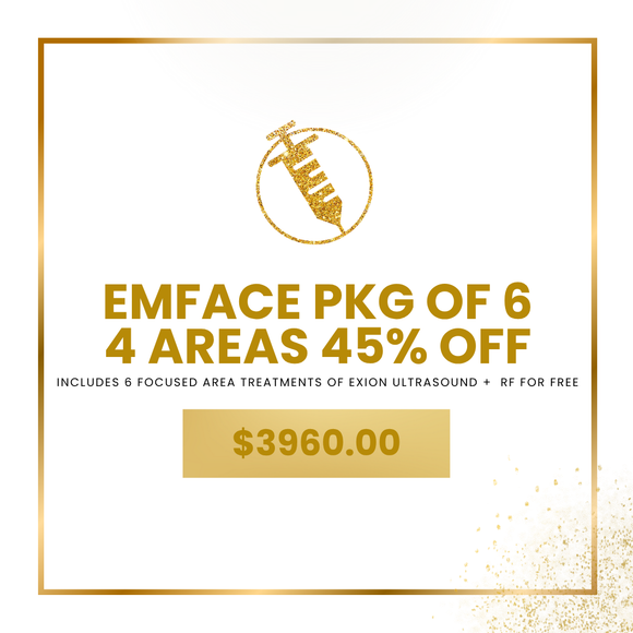 EMFACE Package of 6 - 4 Areas 45% OFF